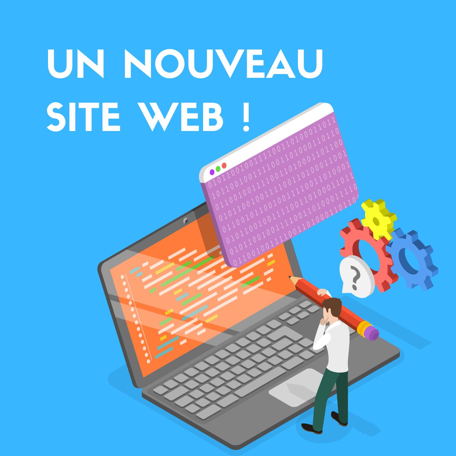 Couverture de Bienvenue sur le nouveau site web !